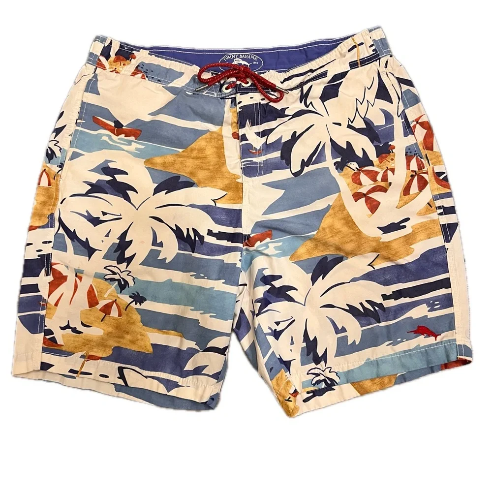 Tommy Bahama Tropical Palm Swim Trunks beach vacation